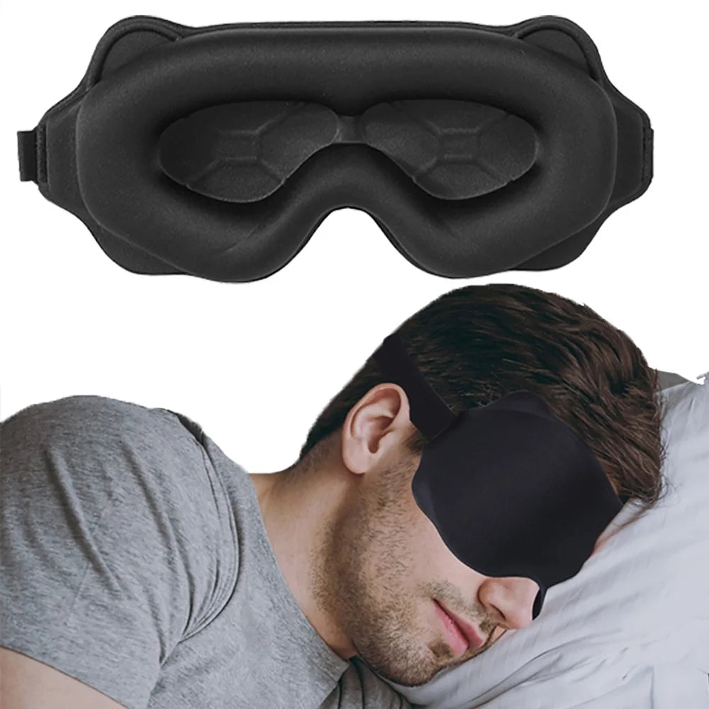 Antifaz de Sueño 3D de Espuma Viscoelástica Ergonómico