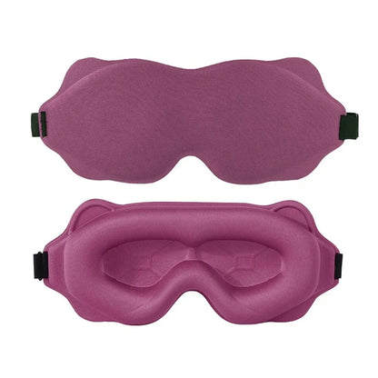 Rosa maquillaje Color Antifaz de Sueño 3D de Espuma Viscoelástica Ergonómico